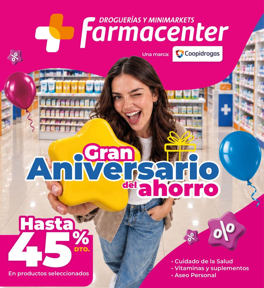 Ofertas de noviembre: Hasta 45 % en salud, vitaminas y aseo personal